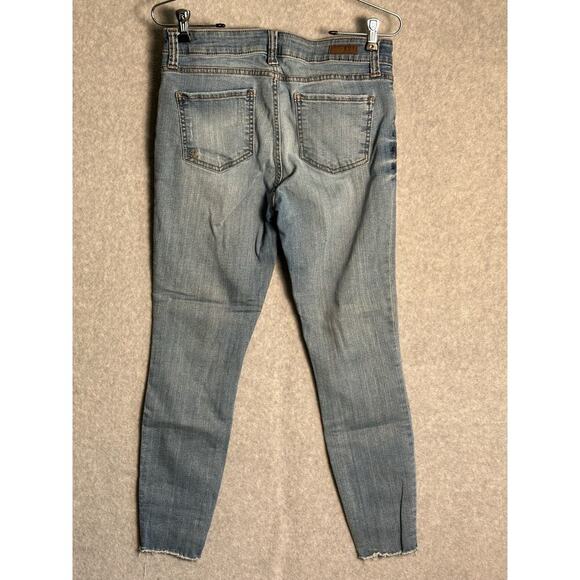Kut from the Kloth | Size: 6 | Ankle Skinny Light Wash Jeans Raw Hem - Picture 2 of 12